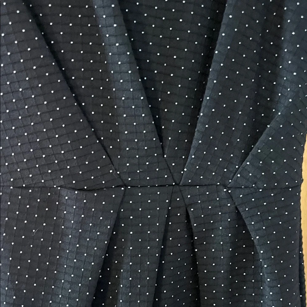 Banana Republic Black Polka Dot Midi Dress - Picture 3 of 4